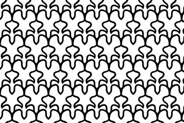 Black abstract brush painting seamless pattern background. Modern paint vector background collection hand drawn texture.