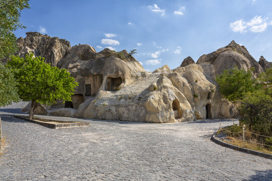 The famous open air museum in Goreme, Cappadocia