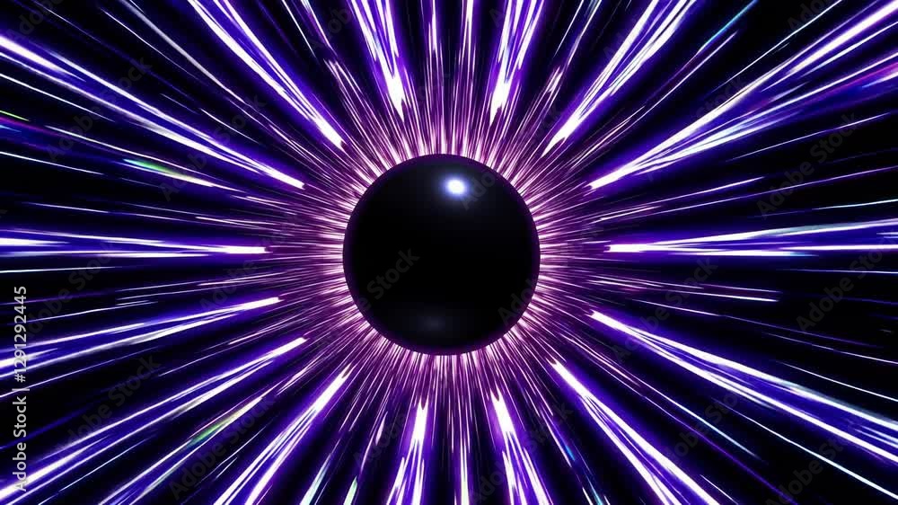 Aufkleber loop video colorful light spectrum