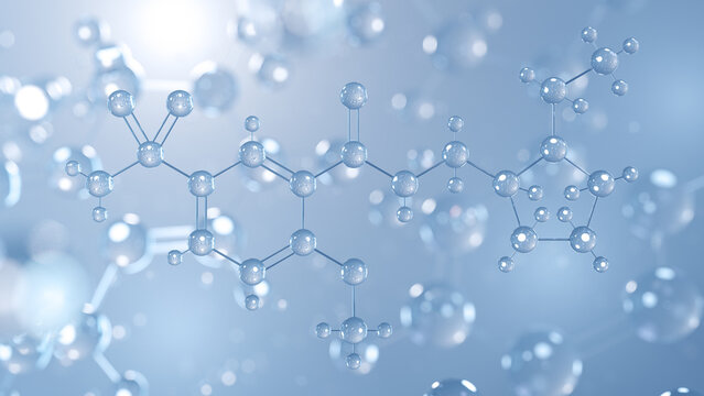 levosulpiride molecular structure 3d, atypical antipsychotic structural chemical formula view from a microscope