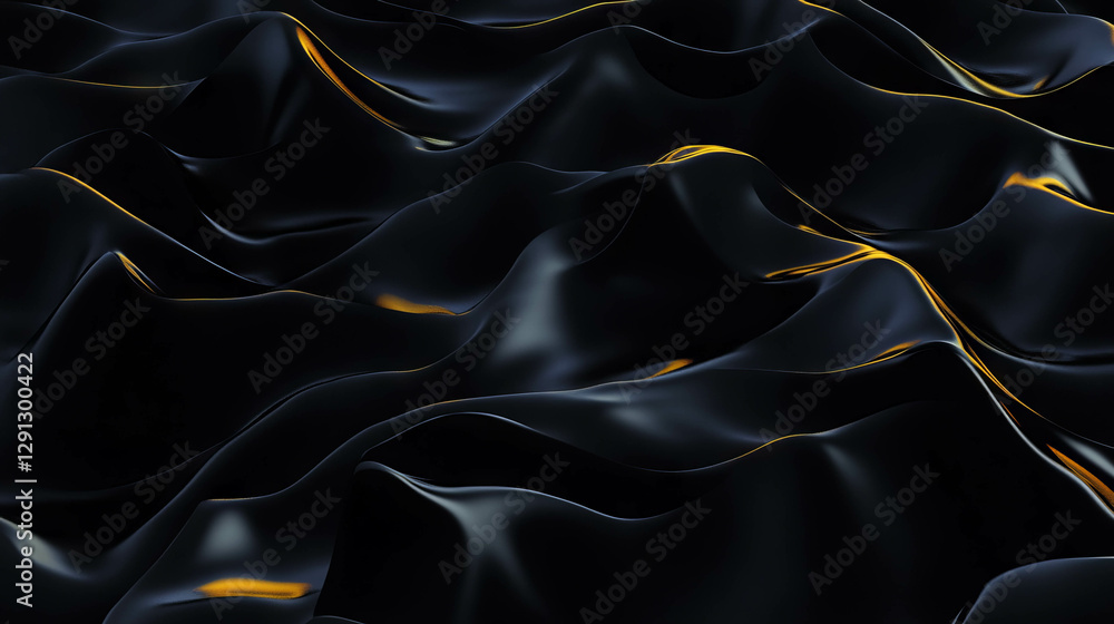 Aufkleber Abstract fractal pattern with complex geometric waves design