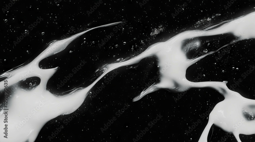 Leinwandbilder abstract liquid animation texture with dynamic fluid movement