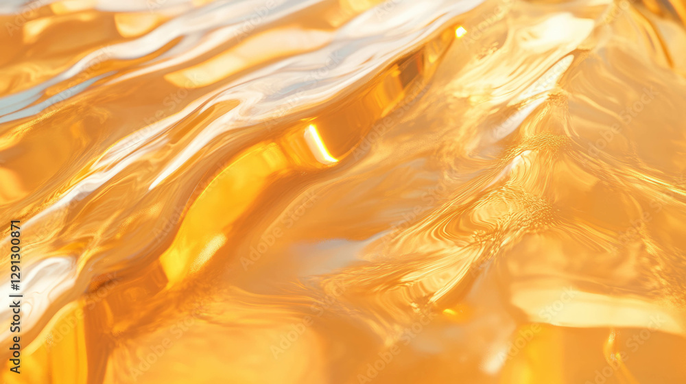 Aufkleber vibrant liquid gold surface texture for abstract design and creative projects