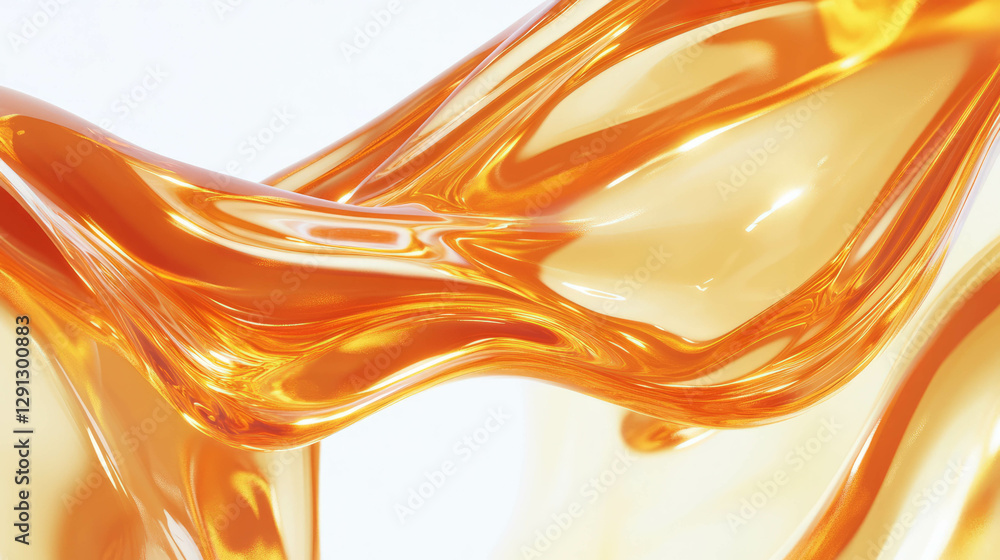 Poster Abstract fluid dynamics background with flowing liquid design for creative projects