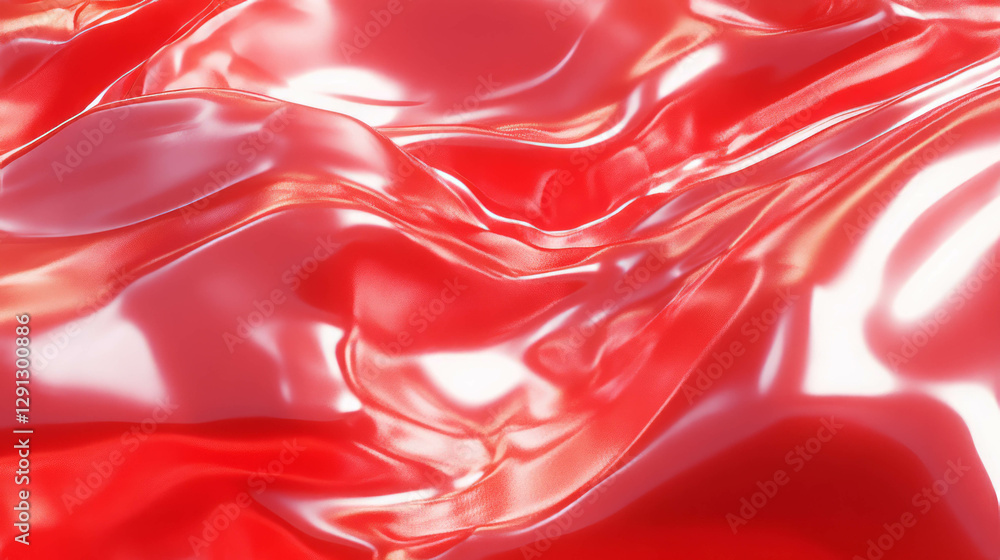 Poster Vibrant abstract fluid simulation background with shimmering textures