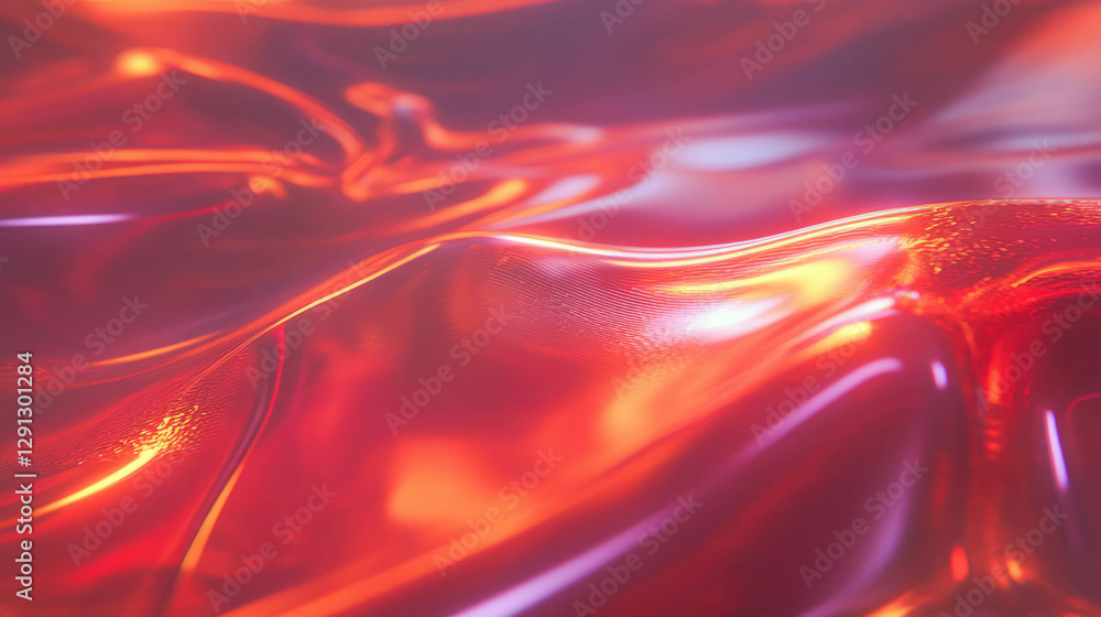 Aufkleber abstract liquid simulation with flowing colors for modern design aesthetics