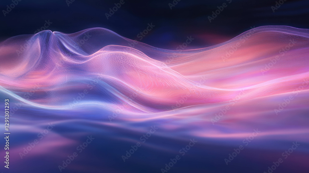 Poster abstract liquid flow simulation background for creative design