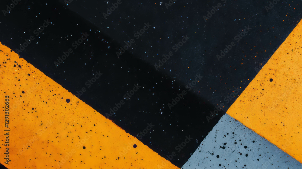 Poster abstract geometric texture with bold colors for modern design
