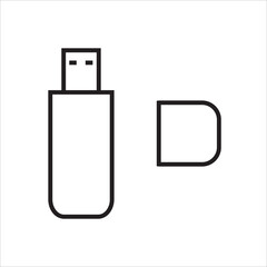 Minimal Usb icon