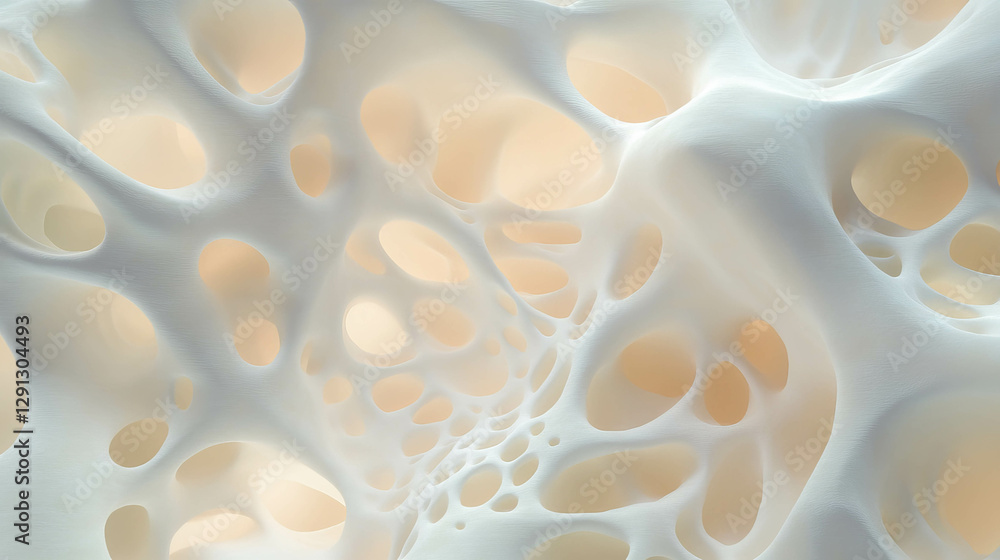 Poster Abstract biomorphic pattern texture background for artistic design