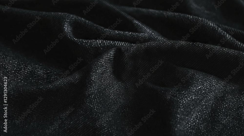 Poster black denim texture background for modern design projects