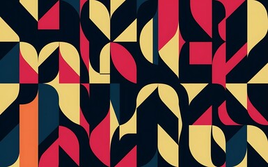 Abstract geometric elegant modern pattern colorful background vector