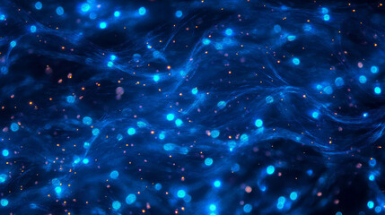 Fototapeta premium Dynamic blue light background with varying intensities for creative design projects