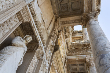Beautiful view of Ephesus, a very important archaeological site in Turkey
