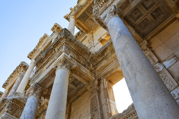 Beautiful view of Ephesus, a very important archaeological site in Turkey