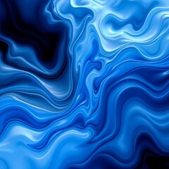 Obraz premium Corriente de líquido azul celeste con vetas marmoleadas, corriente de líquido azul celeste con vetas marmoleadas abstract blue background