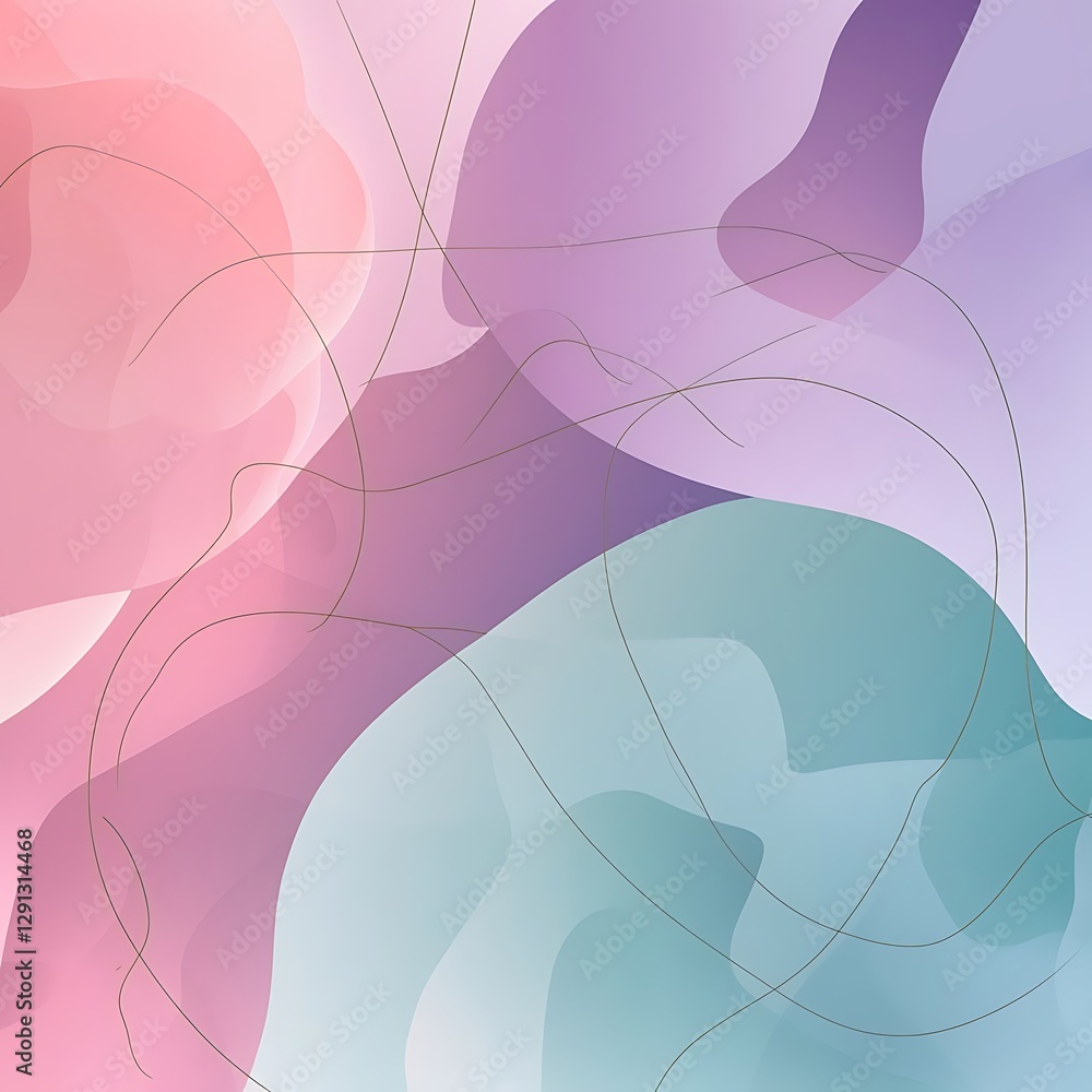 Poster abstract minimal background with beautiful pattern and pastel color able to use for social media pos