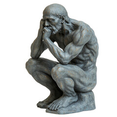 Fototapeta premium The Thinker (Le Penseur) – Iconic Bronze Sculpture