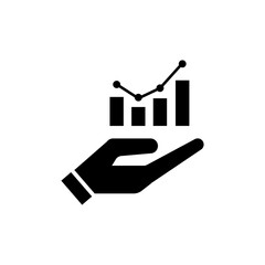 Obraz premium data analysis concept isolated on white