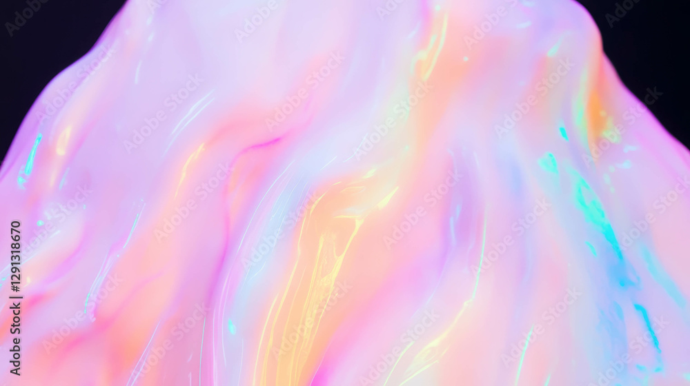 Poster Neon illuminated creamy abstract background for design projects