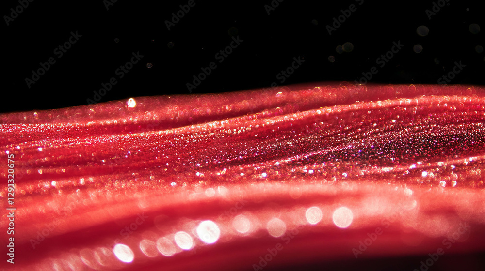 Poster crimson bokeh and deep red glittering wave background for elegant designs