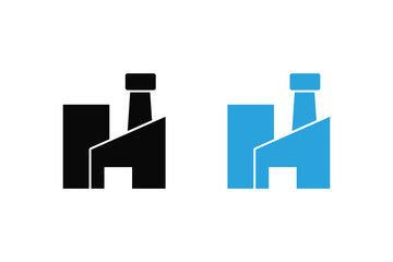 Building,factory icon set