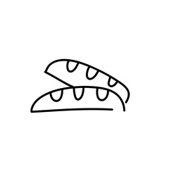 Fast food vector line icon
