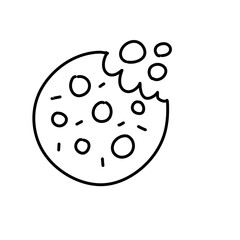 Fast food vector line icon
