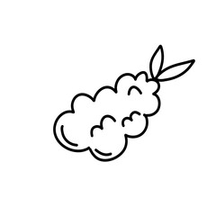 Fast food vector line icon
