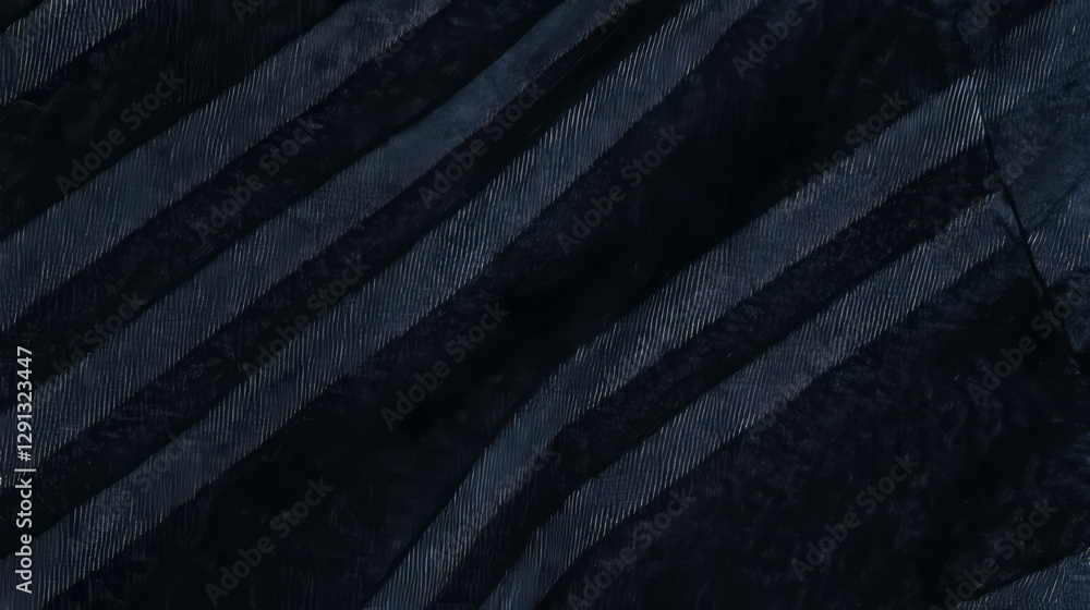Aufkleber dark denim background with herringbone pattern for textiles and fashion design