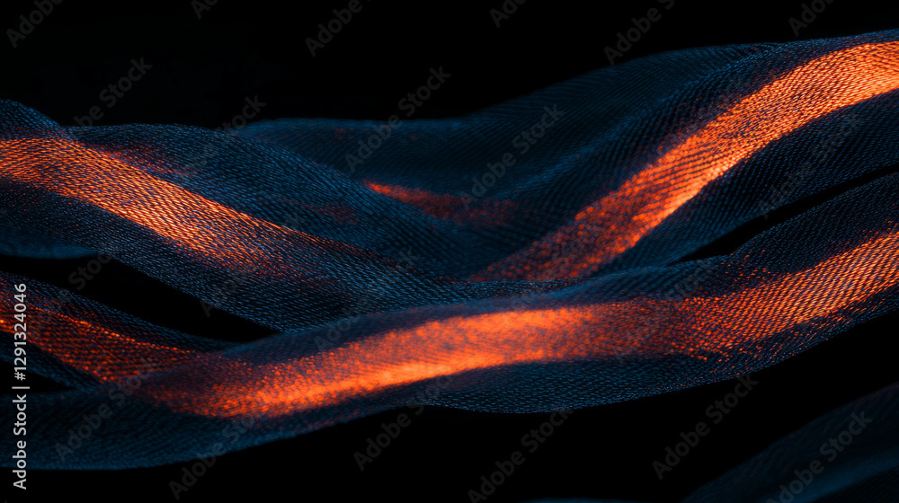 Aufkleber Textile texture with denim warp and weft in abstract pattern for design and fabric inspiration