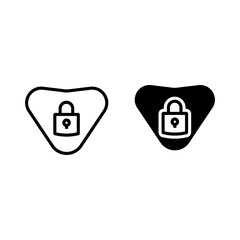 Safety, security, protection thin line icons
