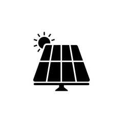 Sun energy icon vector illustration isolated on white