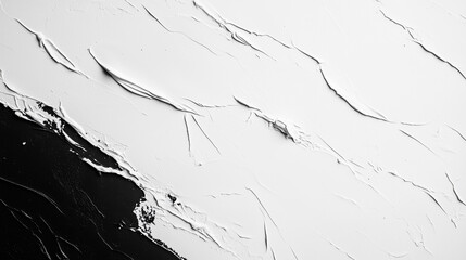 Fototapeta premium Plaster background with abstract highlighted in black and copy space