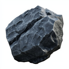 Obraz premium Rare earth minerals industry. Elements mining energy. Clip art. Realistic rock texture image of scandium raw ore for artistic use.