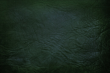 Beautiful green background with leather texture