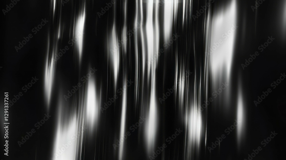 Poster abstract light rays falling on blurred background for design and decoration