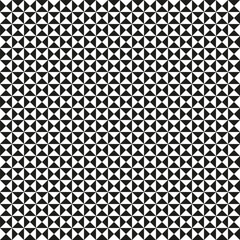 Black white pattern. Geometric seamless texture. Optical illusion background. Vector design.