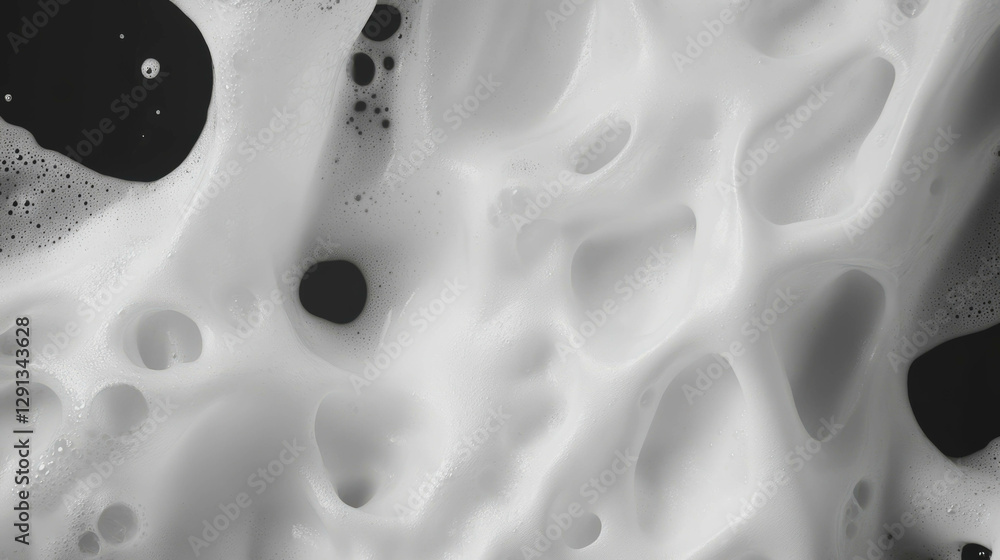 Poster abstract foam texture background for cleanliness and freshness concepts