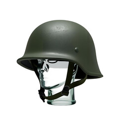 Fototapeta premium military helmet isolated on white