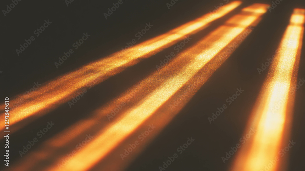 Poster golden light gradient background with warm tones for design projects