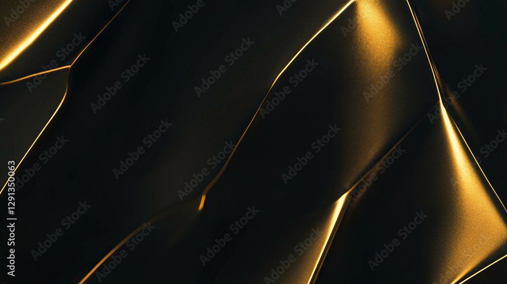 Poster abstract gold light background featuring geometric patterns for creative design