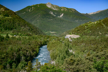 Obraz premium Ubayette valley (French Alps)