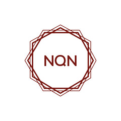 NQN creative minimalist letter logo.