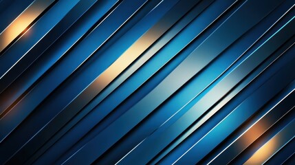Obraz premium An engaging abstract design showcasing dynamic blue lines with highlights, evoking a sense of motion and energy, ideal for modern artistic and tech-inspired themes.