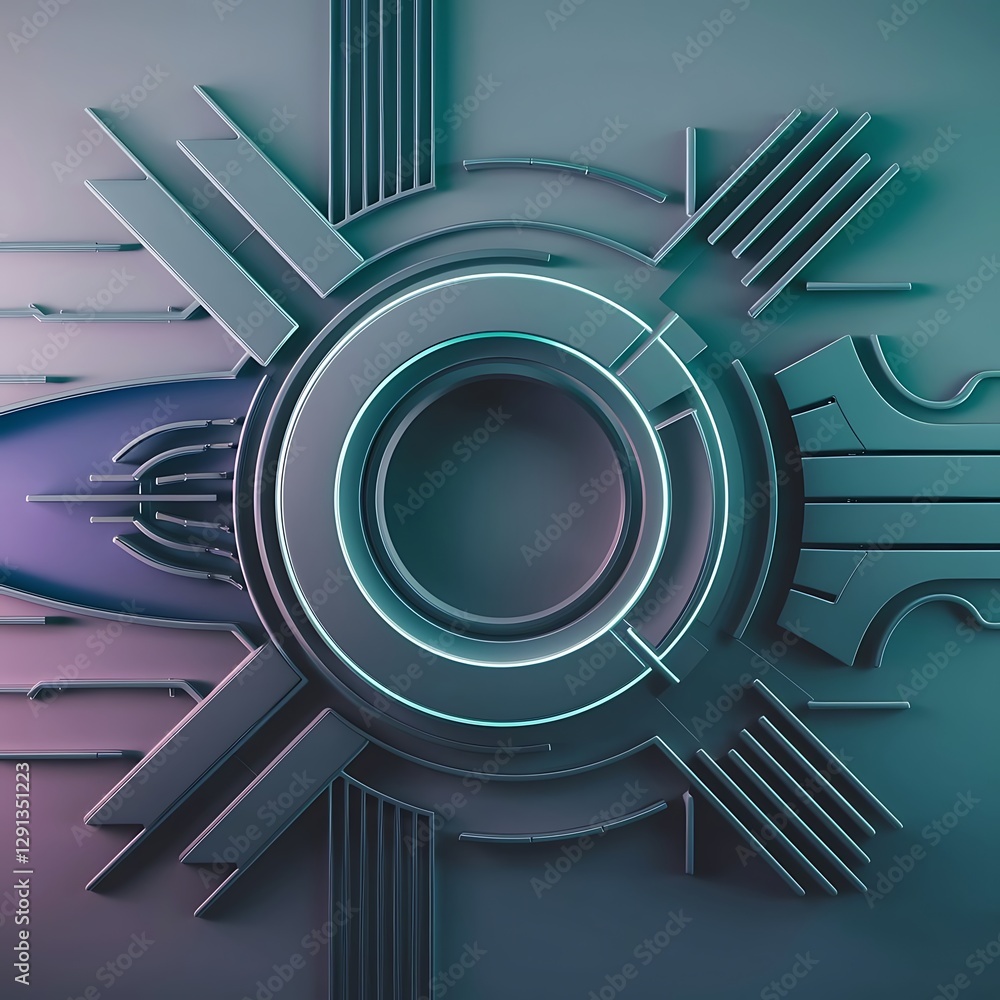Poster abstract wallpaper with 3d dynamic shape background with motion forms futuristic trendy backdrop mod