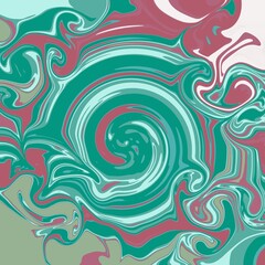 Fototapeta premium Abstract colorful liquify background pattern