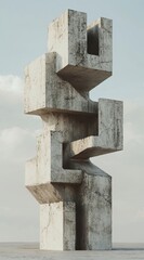 Abstract Concrete Sculpture