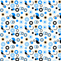 abstract seamless pattern with circles