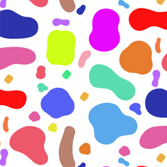 seamless pattern with shapes vector